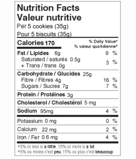 Misura FibrExtra 100% Whole Cookies