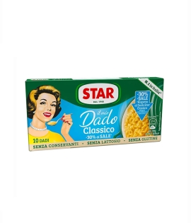 Star Cubes de Bouillon Classique -30% de Sel (10 Cubes)