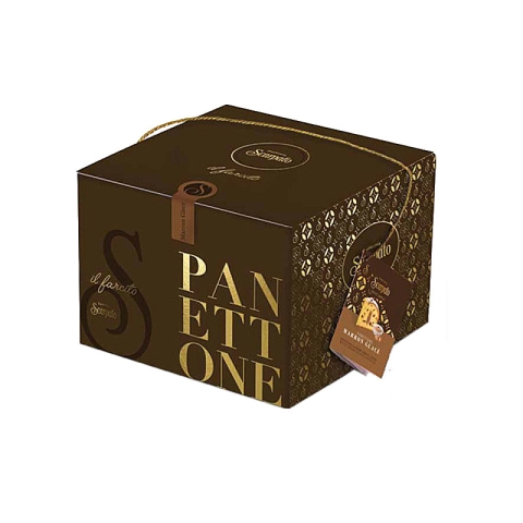 Scarpato Panettone Maron Glacé Without Candied Citrus Peels 