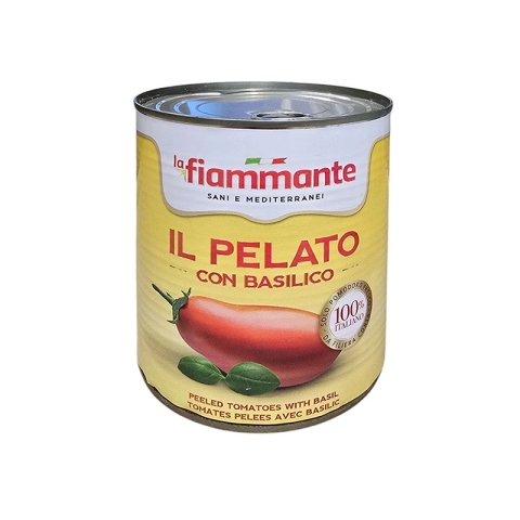 La Fiammante Peeled Tomotoes with Basil