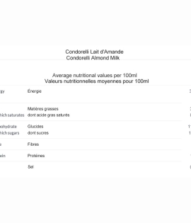 Condorelli Almond Milk