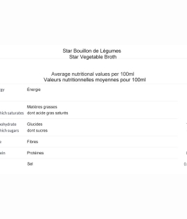 Star Vegetable Broth