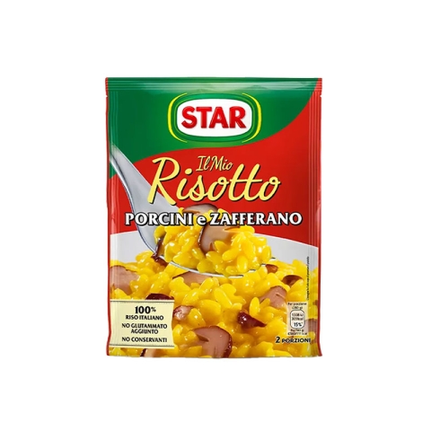 Star “il mio Risotto” with Porcini Mushrooms and Saffron