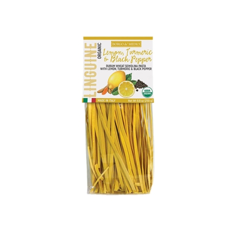 Borgo de’ Medici Organic Linguine Lemon, Turmeric and Black Pepper