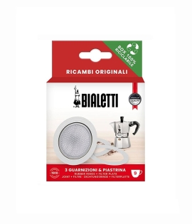 Bialetti MokaJoint Et Filtre Plat (9 tasses)