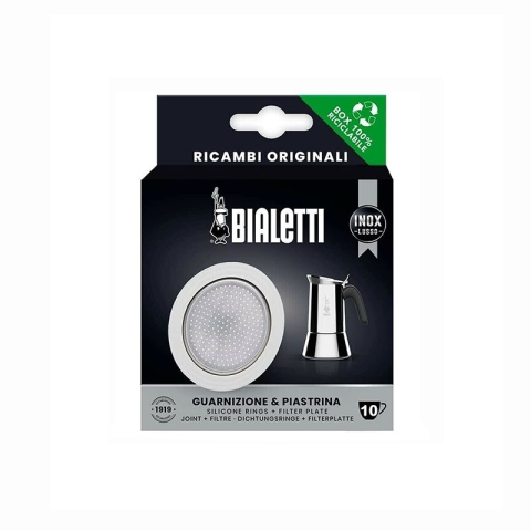Bialetti Musa Silicon Gasket And Filter Plate (10 cups)