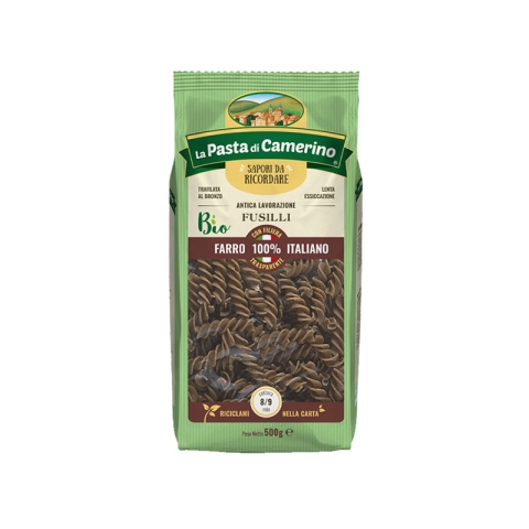 Camerino Fusilli Spelt Pasta Bio