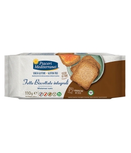 Piaceri Mediterranei Whole Wheat Rusk Gluten Free 110g