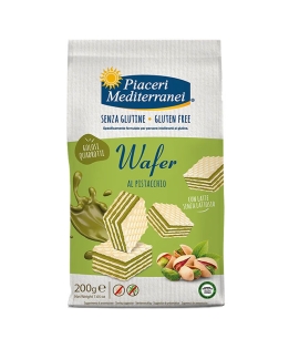Piaceri Mediterranei Gluten Free Bite Size Wafer With Pistachio Cream