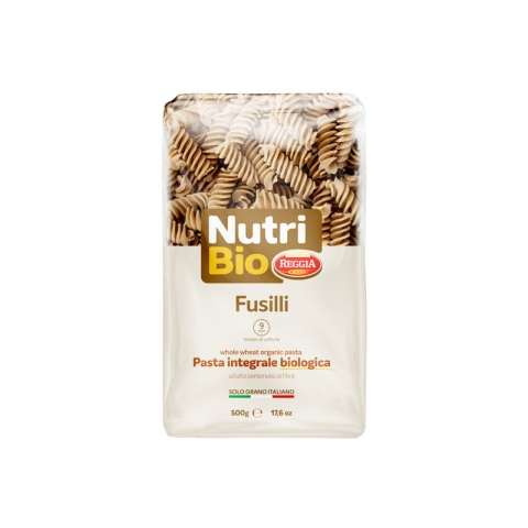 NutriBio Fusilli Whole Wheat Organic Pasta