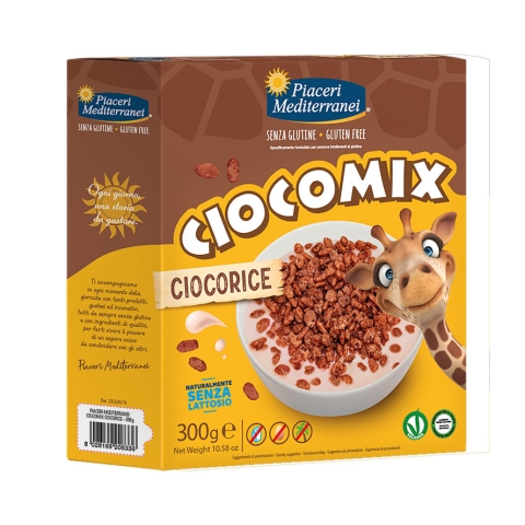 Piaceri Mediterranei Gluten Free Cereal Ciocomix Ciocorice