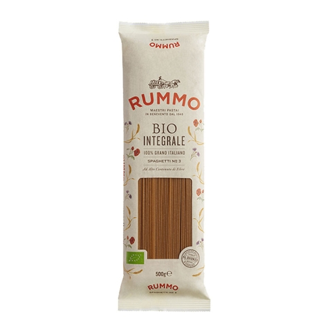 Rummo Spaghetti Organic Whole Wheat Pasta N.3 (500gr)