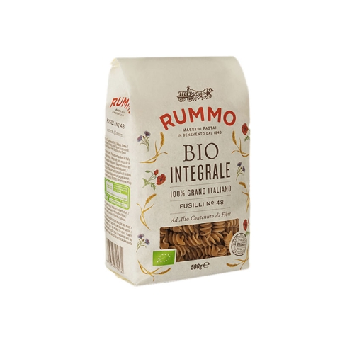 Rummo Fusilli Organic Whole Wheat Pasta N.48 (500gr)