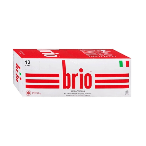Brio Chinotto Italian Soda 12 Cans
