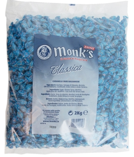 Monk's Classic 2Kg Menthol And Eucalyptus Candies 