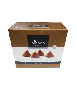 Bianca Cocoa Truffles with Caramel Flavour