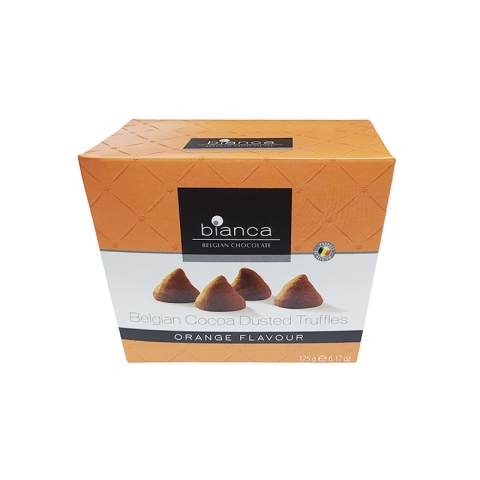 Bianca Cocoa Truffles with Orange Flavour