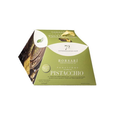 Borsari Panettone with “Pistacchio verde di Bronte D.O.P”