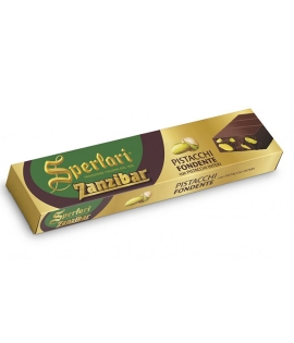 Torrone Sperlari Zanzibar Nougat Dark Chocolate with Pistachios 200g