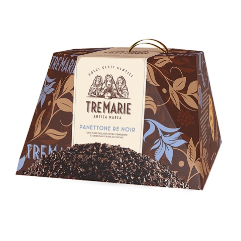 Tre Marie King Noir With Extra Dark Chocolate And Crunchy Beans Of Cacoa