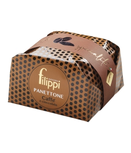 Filippi Panettone with Coffee and Dark Chocolate