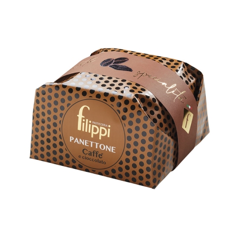 Filippi Panettone with Coffee and Dark Chocolate