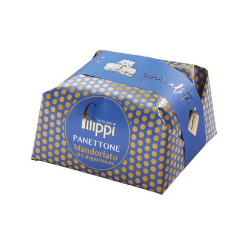 Filippi Panettone with Almonds Nougat from Cologna Veneta