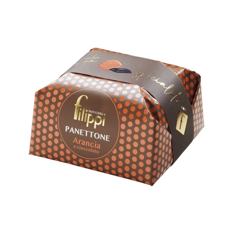 Filippi Panettone with Orange and Chocolate