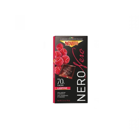 Novi Nero Nero Extra Dark Chocolate Raspberry and Almonds