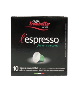 Trombetta Nespresso Capsules Piu Crema (10)