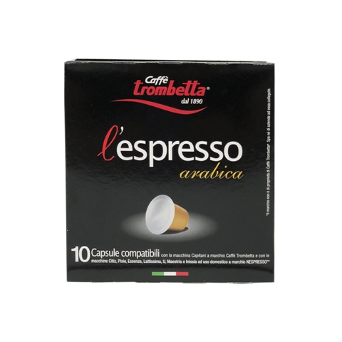 Trombetta Nespresso Capsules Arabica (10)