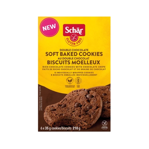 Schar Double Chocolate Soft Baked Cookies