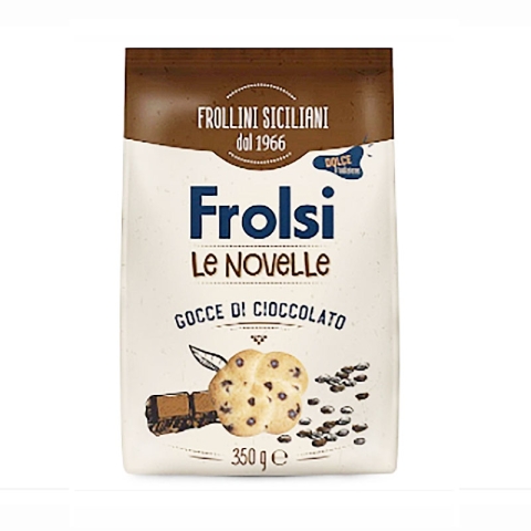 Frolsi Sicilian Shortbread Cookies Novelle with Chocolate Chips 