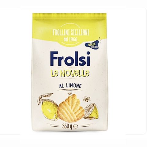 Frolsi Sicilian Lemon Shortbread Cookies Novelle 