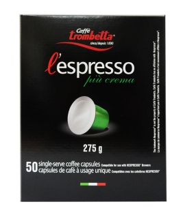 Trombetta Nespresso Capsules Piu Crema (50)