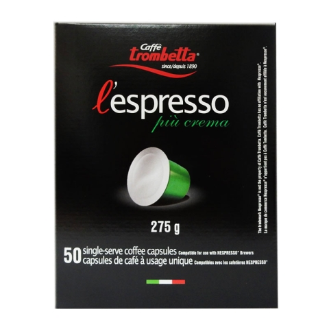Trombetta Nespresso Capsules Piu Crema (50)