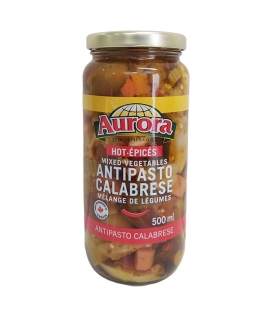 Aurora Antipasto Calabrese Mixed Vegetables Hot