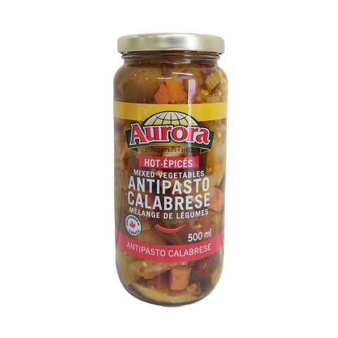 Aurora Antipasto Calabrese Mixed Vegetables Hot