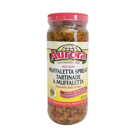 Aurora Muffaletta Spread Hot Olive