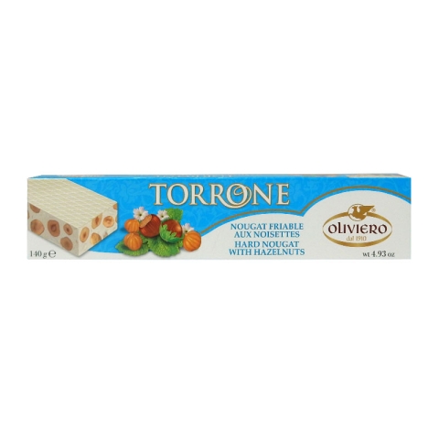 Torrone Oliviero Hard Nougat With Hazelnuts 150g