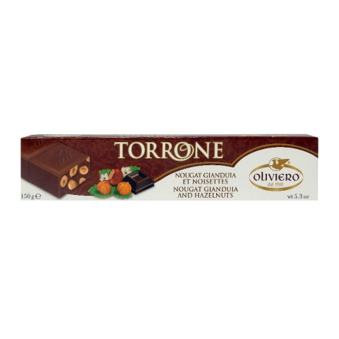 Torrone Oliviero Nougat Gianduia And Hazelnuts 150g