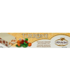 Torrone Oliviero Soft Nougat With Hazelnuts 150g
