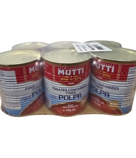Mutti Polpa Finely Chopped Tomatoes 6x796ml