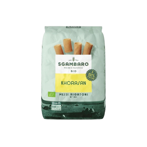 Sgambaro Khorasan Mezzi Rigatoni n.50