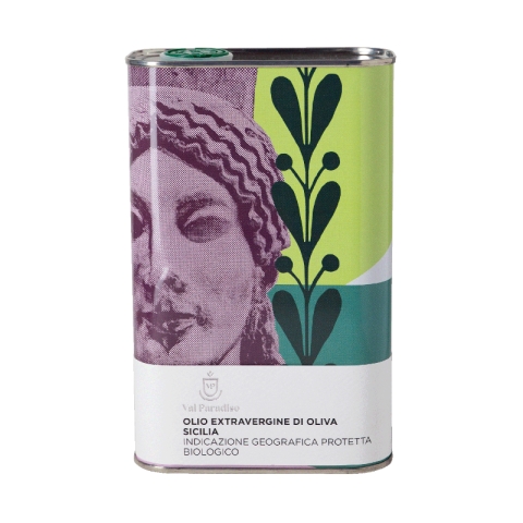 Val Paradiso Bio Organic Extra Virgin Olive Oil 1L Tin
