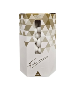 Fedora Almond Confetti (White)