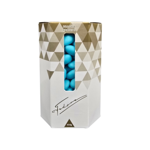 Fedora Almond Confetti (Blue)