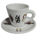 Tasses à Expresso Cartes Napolitaines (lot de 4 tasses)