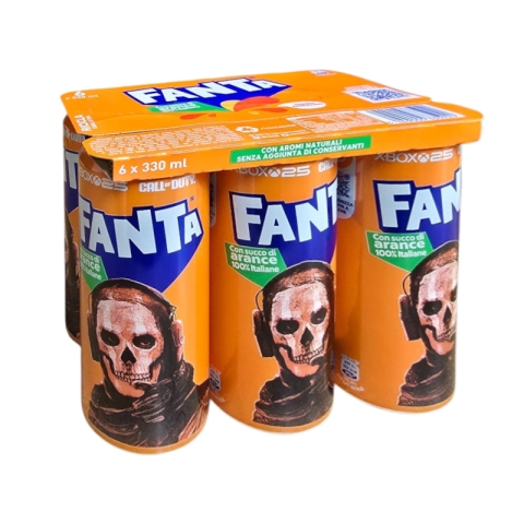 Fanta in Can Imported from Italy 6x330ml