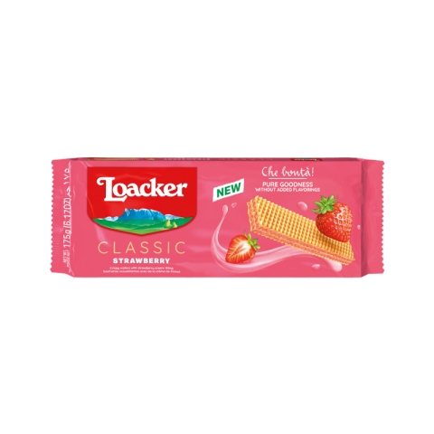 Loacker Strawberry Wafer Loacker Strawberry Wafer